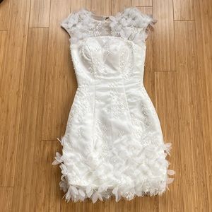 White lace dress